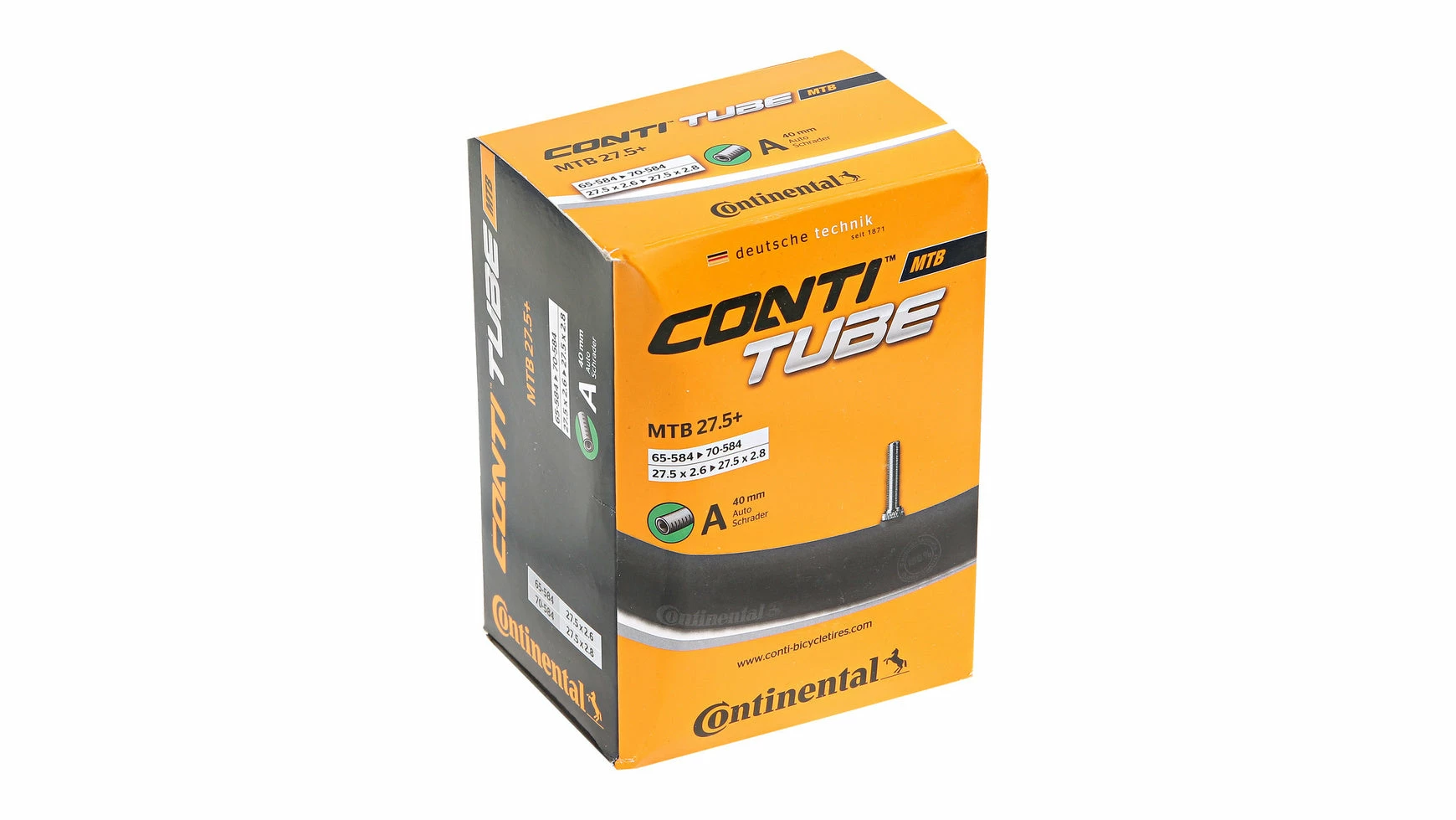 Continental Schlauch AV40 MTB 27.5 B+ 3 Continental Schlauch AV40 MTB 27.5 B+