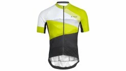 Vaude Men's Majura FZ Tricot II -Fahrradladen Vaude Mens Majura FZ Tricot II kurzarm Herren Radtrikot brightgreenblack 218432 0