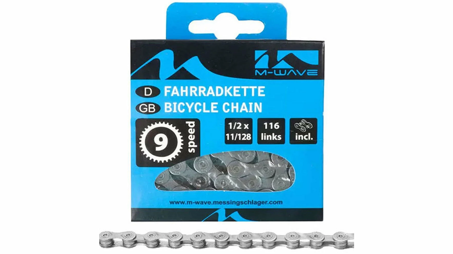 CFP M-Wave Fahrradkette 9-fach 3 CFP M-Wave Fahrradkette 9-fach