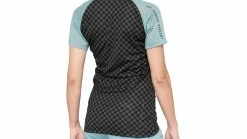 100% Airmatic Womens Jersey -Fahrradladen az 100 100 Airmatic Womens Jersey 2 seafoamcheckers 226160