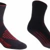 BBB FIRFeet Socken -Fahrradladen az BBB FIRFeet Socken 0 blackred 227098