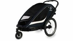 Hamax Breeze Kinderanhänger -Fahrradladen az Hamax Breeze Kinderanhaenger 10 NAVYCREAM 226581