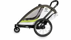 Hamax Breeze Kinderanhänger -Fahrradladen az Hamax Breeze Kinderanhaenger 10 WHITEGREEN 226581