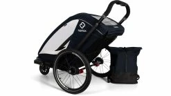 Hamax Breeze Kinderanhänger -Fahrradladen az Hamax Breeze Kinderanhaenger 2 NAVYCREAM 226581