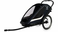 Hamax Breeze Kinderanhänger -Fahrradladen az Hamax Breeze Kinderanhaenger 3 NAVYCREAM 226581