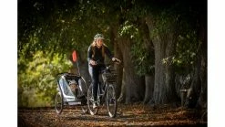 Hamax Breeze One Kinderanhänger -Fahrradladen az Hamax Breeze One Kinderanhaenger 10 WHITEGREEN 226582