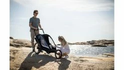 Hamax Breeze One Kinderanhänger -Fahrradladen az Hamax Breeze One Kinderanhaenger 11 NAVYCREAM 226582