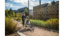 Hamax Breeze One Kinderanhänger -Fahrradladen az Hamax Breeze One Kinderanhaenger 8 WHITEGREEN 226582