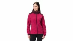 Vaude Women's Qimsa Softshell Jacke -Fahrradladen az Vaude Womens Qimsa Softshell Jacke 3 crimsonred 222371