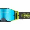 O'Neal B-30 Goggle HEXX V.22 -Fahrradladen oneal b 30 goggle hexx v22 0 grayneonyellowradium 225052